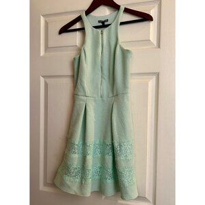 Express Zip Front Mint Green Dress